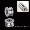 Sliding Gate Rollers Stainless Steel U Groove Wheel Heavy Duty