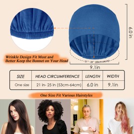 BCHRTOIP 4 Pieces Soft Chemo Headwear for Women, Lightweight Hair Cap for Sleep Chemo Caps Sleeping Cap for Chemo Hair Loss