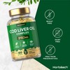 Horb?ach Cod Liver Oil Capsules High Strength 2152mg | 180