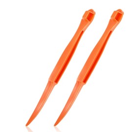 Orange Peeler Tools Citrus Peel Cutter Plastic Easy Fruit Vegetable Slicer Cutter Lemon Peeler Opener Remover Fruit Tools Kitchen Accessories Knife Kitchen Gadgets Strip Peeler Bar (2 Pack）