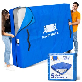 Nordic Elk Mattress Bags for Moving and Storage (Twin) Heavy Duty Moving Supplies, 8 Sturdy Handles, Strong Zipper, Mattress Cover Bed Bags, Storage Cover Essentials Packing Protector