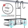 Aitatty Over the Door Shower Caddy Hanging: Black Rustproof Shower