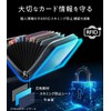 STREAM Card Case, Genuine Leather, Large Capacity, Accordion-Style, Anti-Skimming, Unisex,