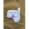 Pura Vida snorkel sticker