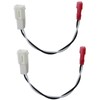 BUTITNOW 2PC Front Dash Tweeters Speaker Wiring Harness Adapter Connector