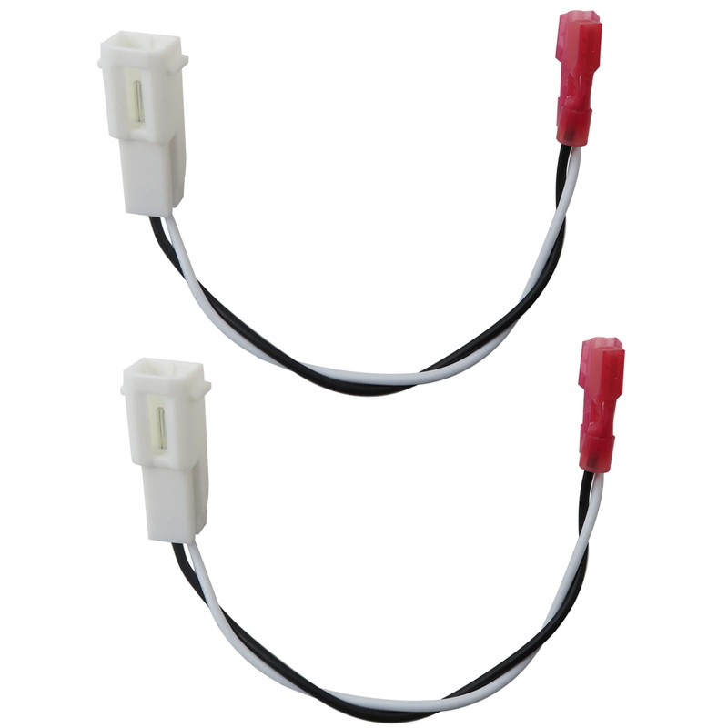 BUTITNOW 2PC Front Dash Tweeters Speaker Wiring Harness Adapter Connector