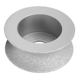 7.3cm Brazed Diamond Grinding Wheel Concave Abrasive Wheel for Stone Ceramic Glass2.5cm