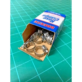 Breeze 3704 Stainless Steel Hose Clamps Range 7/32"- 5/8" - 10 pack