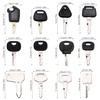 VooGenzek 12 PCS Ignition Keys Kit, Universal Ignition Switch Spare