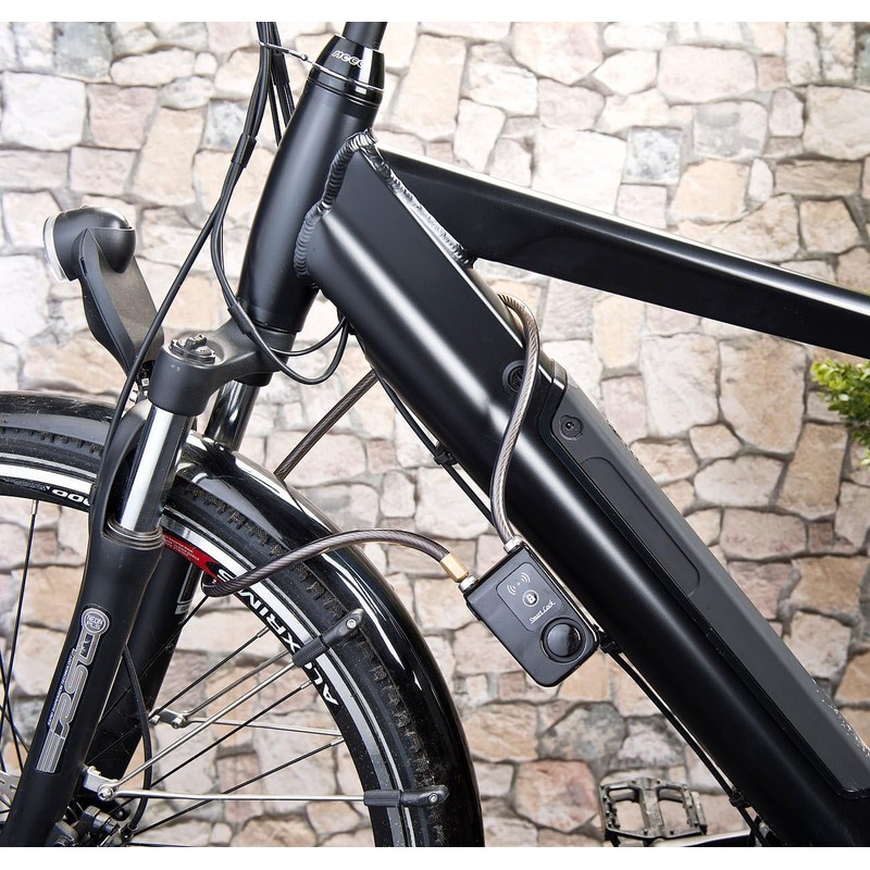 Semptec Urban Survival Technology Bicycle Lock, Bluetooth: Set of 2
