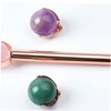 Vaguelly Natural Pink Jade Face Roller Skin Care Massage Tool