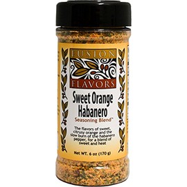 Fusion Flavors Sweet Orange Habanero, 6 oz