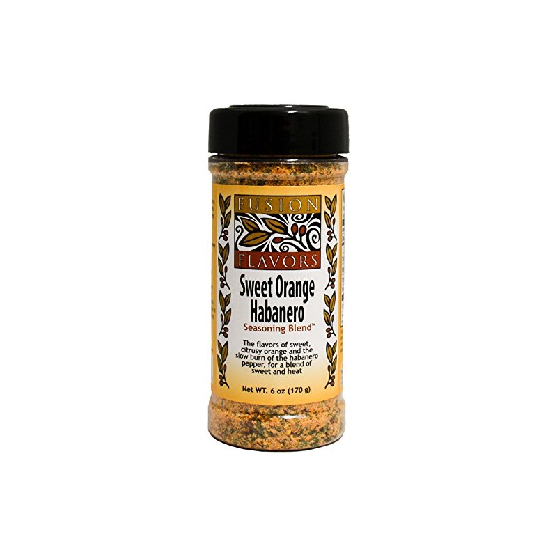 Fusion Flavors Sweet Orange Habanero, 6 oz