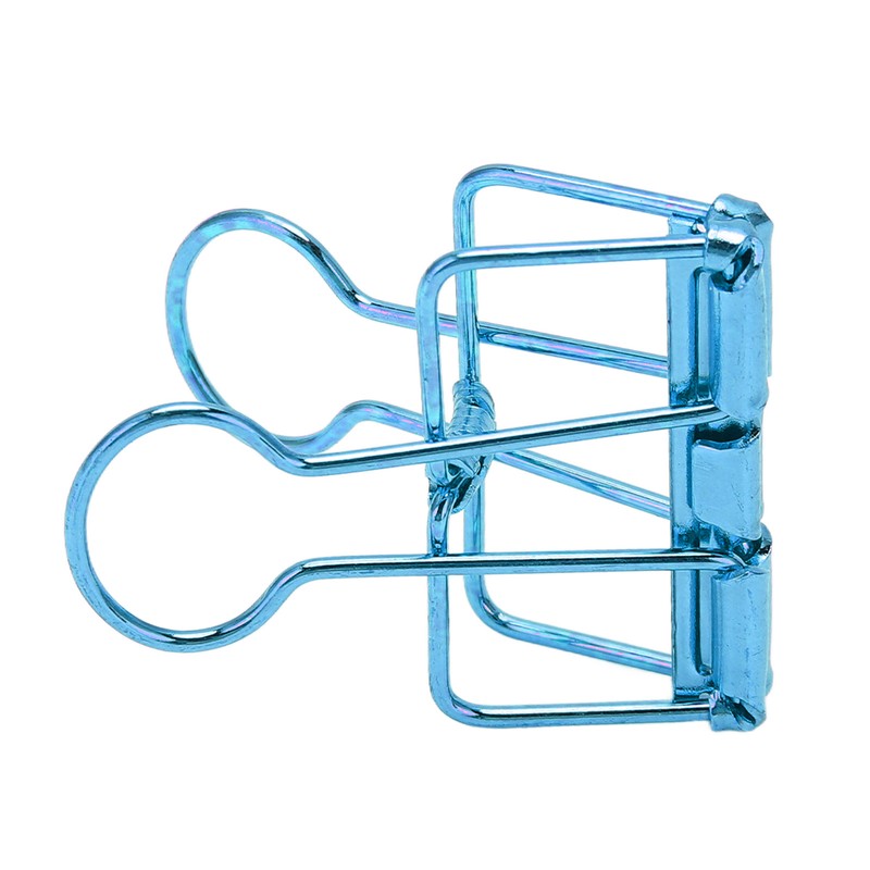 50Pcs Hollow Binder Clips Metal Paper Binder Clips for Documents