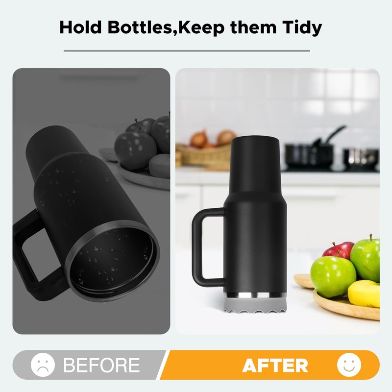 Garolue Drying Rack for Water Bottles (2pack, Grey)