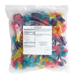 Juju Gummy Easter Bunnies Candy, 2 Pound Bulk Bag, Easter Candy, Firm & Chewy Candy, The Hampton Candy Company