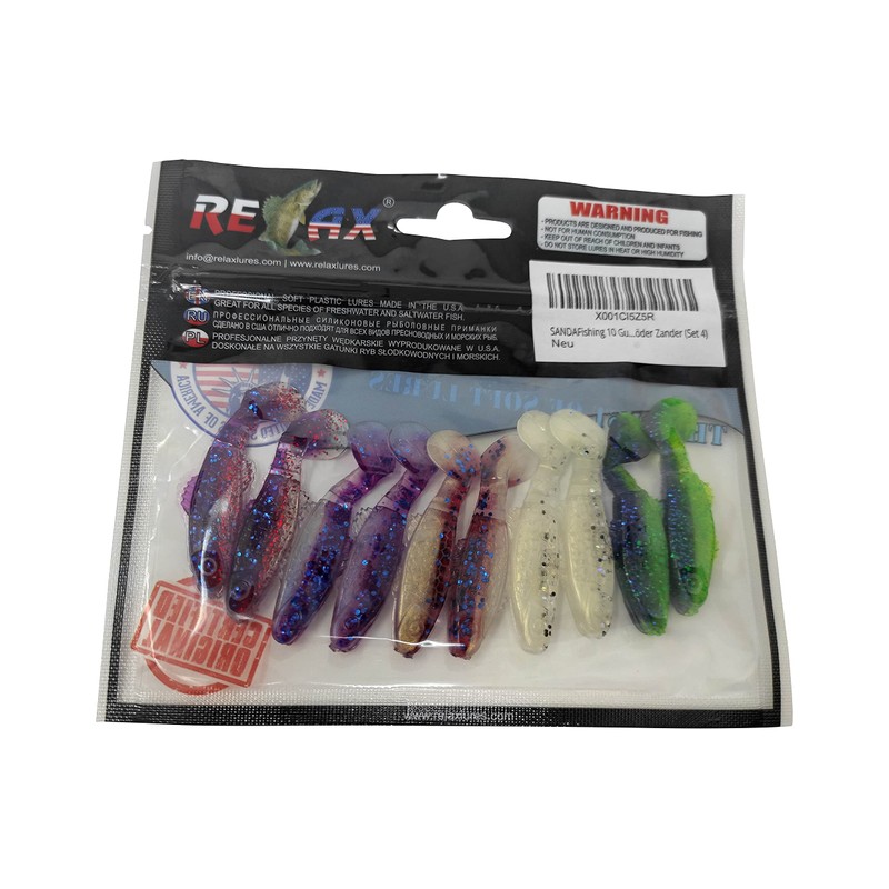 SANDAFishing 10 rubber fish perch trout chub - Relax Kopyto