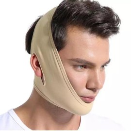 Sangpum Sangse Seolmyeong Chamjo 리프팅밴드 남자 라인 만들기 턱살 밴드 Lifting Band for Men - Jawline Sculpting Band [Skin/M]