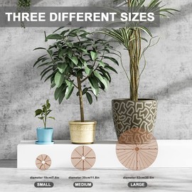 Modixun 1Pack Large Plant Pot Grid, Cuttable Flower Pot Soil Cover Protectors with Deep Stakes, Dogs, Cats Digging Stopper, Plant Grid Pot Cover, 52cm/20.5in Diameter