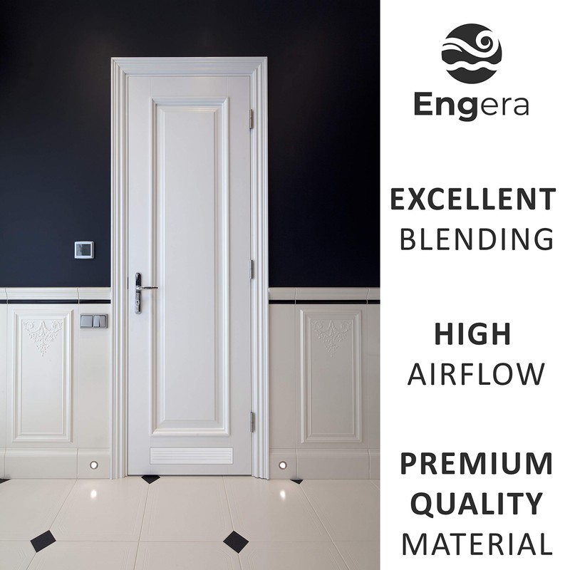 Engera Bathroom Door Air Vent Grille Two Sided Ventilation Cover