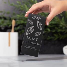 Luxury Mouthwash Packets (20 Individual Packets, Matte White: Mr. and Mrs.)