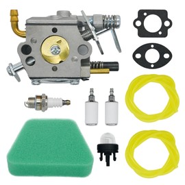 Carburetor Replacement for McCulloch Chainsaw 3200 3205 3210 32cc 35cc 38cc Engine CS6MHO35UB24RA 9287-310001 Carb Kit with Air Filter Fuel Filter Spark Plug