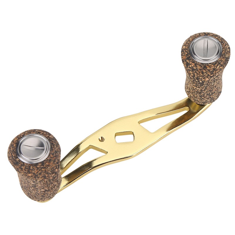 Fishing Reel Handle Wood Knob Carbon Fiber Frame with Fittings