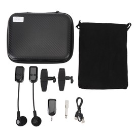 Saxophone Wireless Microphone - Saxophone Microphone System, Clip On Instrument Microphone for Sax, 2.4G Clip On Sax Mic System for Stage Performance Pickup