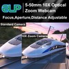 5mp USB Camera with Zoom 5-50mm Lens Webcam Variable Focus