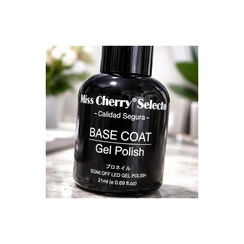 Base Coat Miss Cherry Gel Semipermanente Uñas 21ml