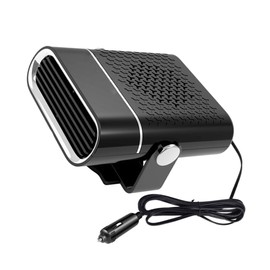 MACHSWON Car Heater,120W Portable Fast Heating Auto Car Heater Defroster Windshield Defogger Automobile Windscreen Heater Plug in Cigarette Lighter 360 Degree Rotary (Black)