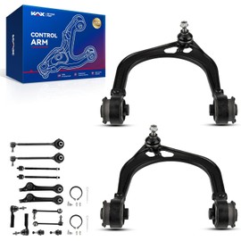 KAX Front Lower Control Arm w/Ball Joint & Sway Bar Links & Outer Tie Rods Suspension Kit for 300 2011-2014, Challenger RWD 2011-2014, Charger RWD 2011-2019 K620177 K620178 14pcs