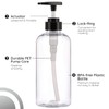 Segbeauty Shampoo Bottles, Shower Gel Dispenser, Pack of 3, 500