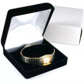 FindingKing Black Bracelet Watch Anklet Gift Box Jewelry Display