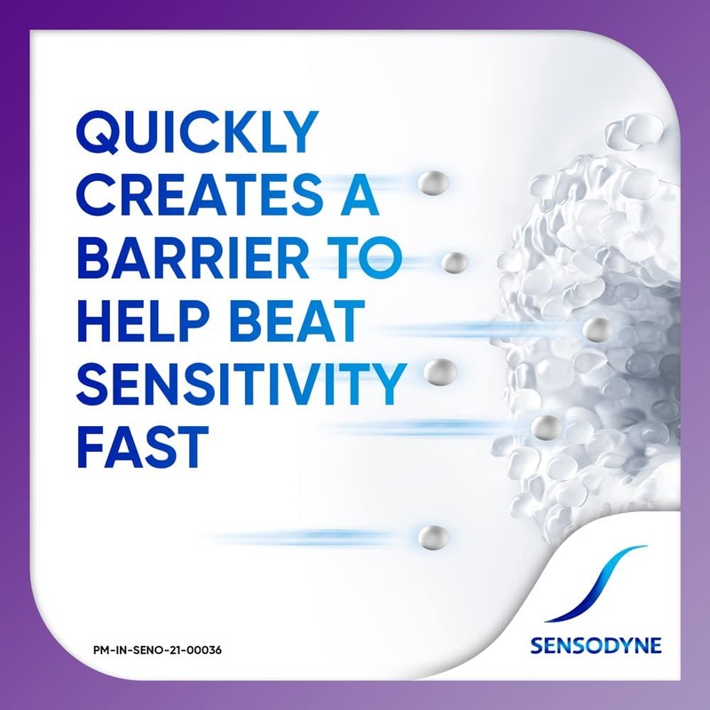 Sensodyne Sensitive Toothpaste Rapid Relief - 80 gm Pack of