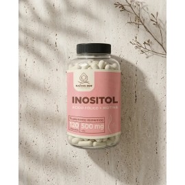 Inositol Ácido Fólico Y Biotina 120 Caps Raíces Zen Sin Sabor