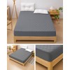 Melvint Fitted Sheet, Single Pad Integrated Fitted Sheet, Waterproof Bedwetting
