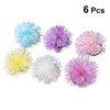 FOMIYES 6pcs Elastic Hair Bands Accents for Ponytails Parties and
