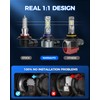 Marsauto M1S 9006 HB4 Bulbs, 30000LM Super Bright 9006 Bulb
