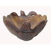 WorldBazzar Huge Double Turtle Bowl Hand Carved Mahogany Wood Nautical