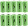 Kastar 10-Pack 2/3AA 1.2V 700mAh Ni-MH Button Top Rechargeable Batteries