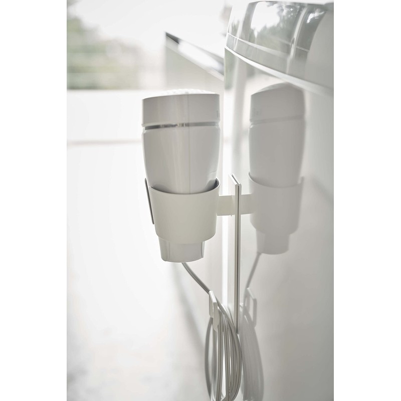 Yamazaki 5391 Magnetic Dryer Holder, White, Approx. W 3.9 x