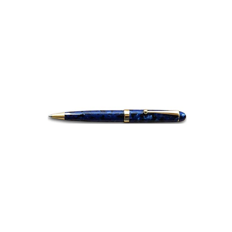 Onishi Seisakusho Ballpoint Pen, Acetate, Gunblue, GJ12, Thick Shaft