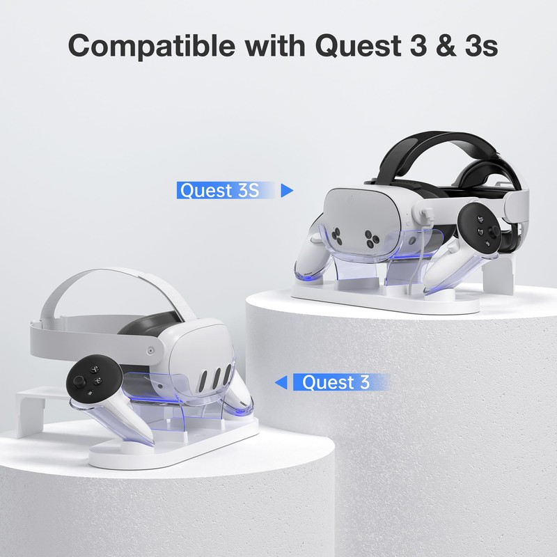 Kuject Charging Dock for Quest 3 & Quest 3s, Fast