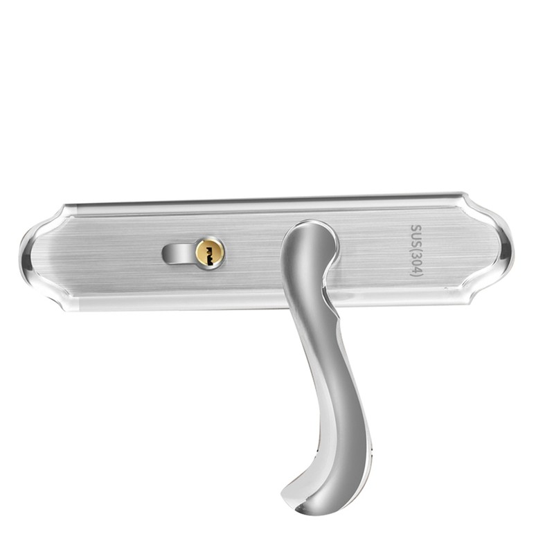 Stainless Steel Handle Door Lock Mechanical Magnetic Security Entry Lever
