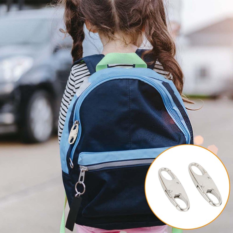 Backpack Lock Pack of 15, Zip Anti-Theft Zip Closure Clip