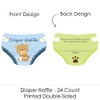 Big Dot of Happiness Baby Boy Teddy Bear - Diaper
