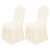 Babenest 2pcs Chair Cover with Long Skirt, Washable Universal Parson