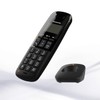 Panasonic TELEFONO INALAMBRICO P.LCD 1.4 Moderno Negro (KX-TGB310MEB)