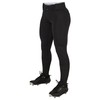 CHAMPRO Tournament Traditional Low-Rise Softball Pants, Girls' Large, Black